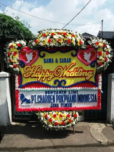Karangan Bunga Pernikahan  di Mimika